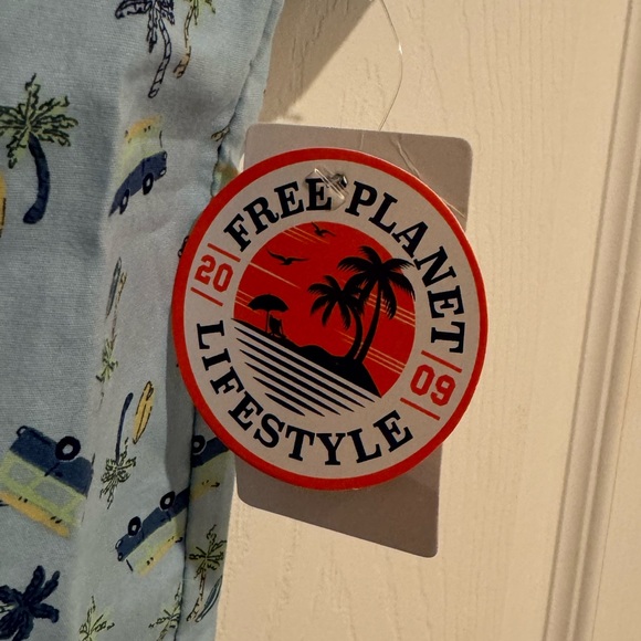 Beach Vans & Palm Trees One Piece Outfit, Baby Boy 6-9 Months Romper Outfit - Picture 3 of 10